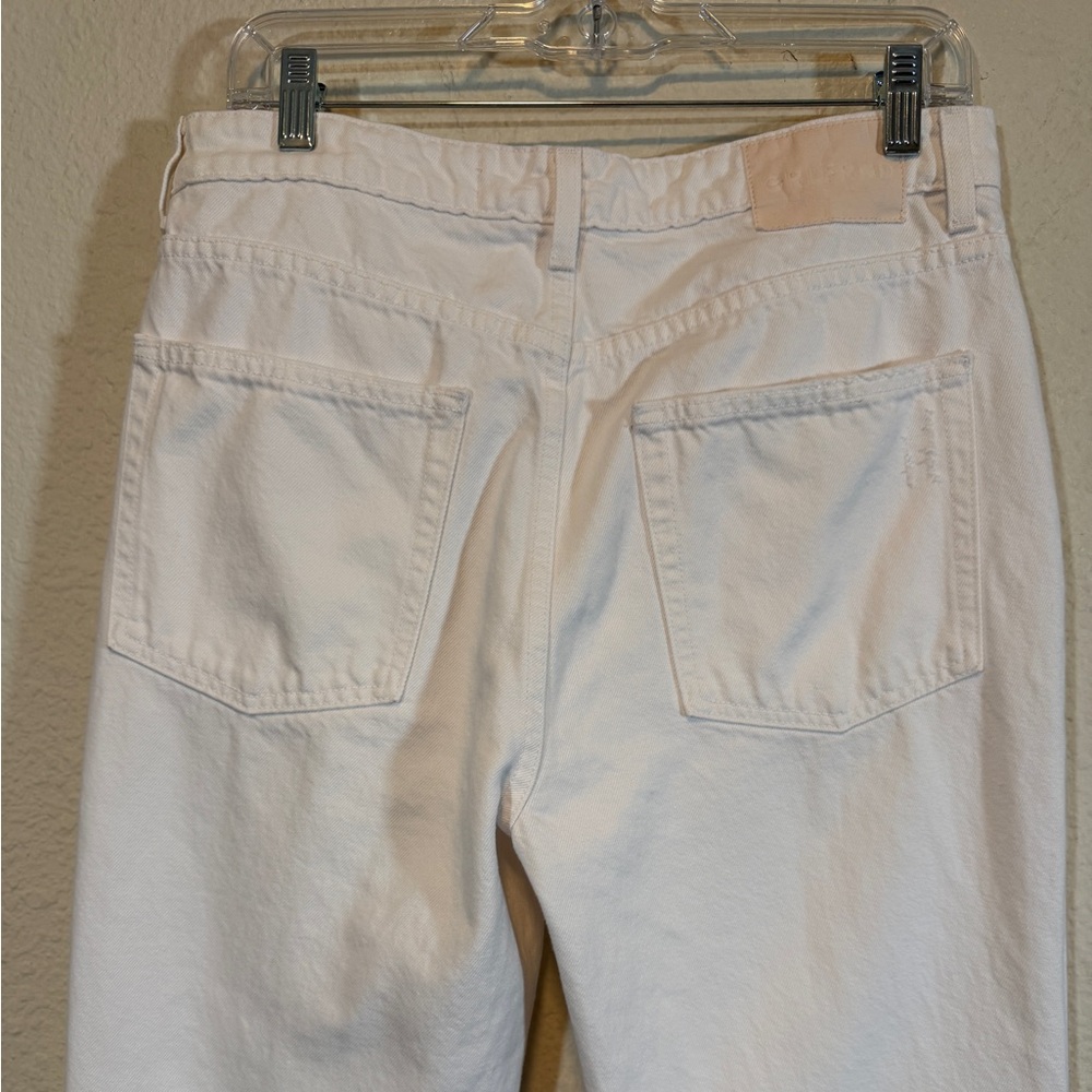 GRLFRND “The Harlow” High-Rise Bootcut Jeans with Slit – White – Size 30 - Picture 5 of 12